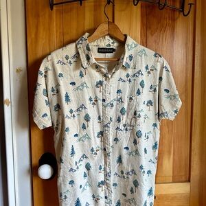 Women’s Button Down Patterned Shirt